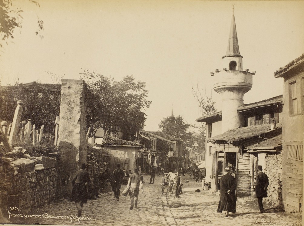 207. Ancien Quartier et Bazar Turc à Scutari. 1890.