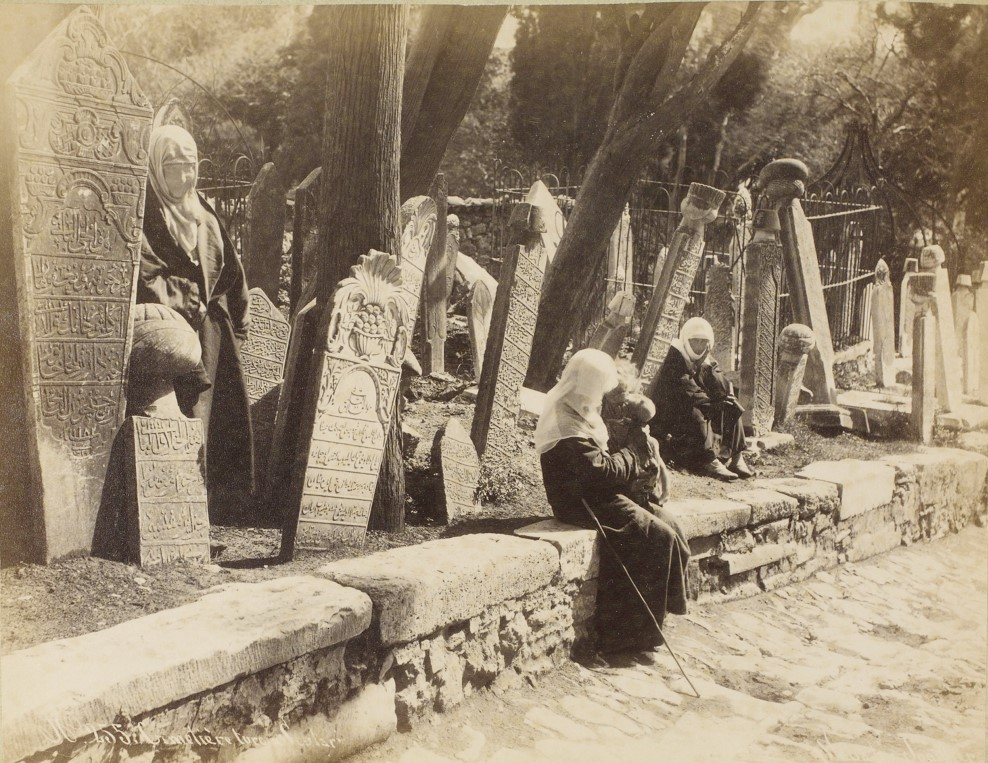 255. Cimetière turc à Scutari. 1890s.