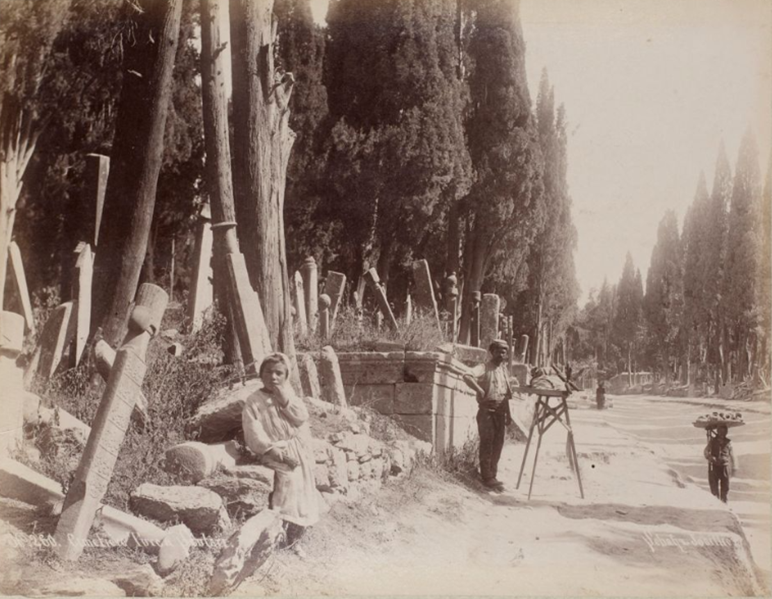 260. Cimetière turc à Scutari. 1890s.