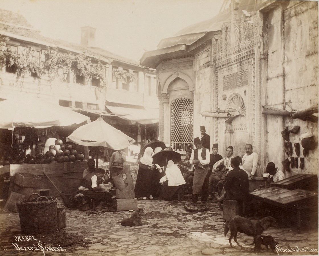 564. Bazar à Scutari. 1890s.