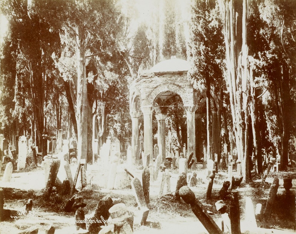 85. Tombeau du Cheval au Cimetière de Scutari. 1890s.