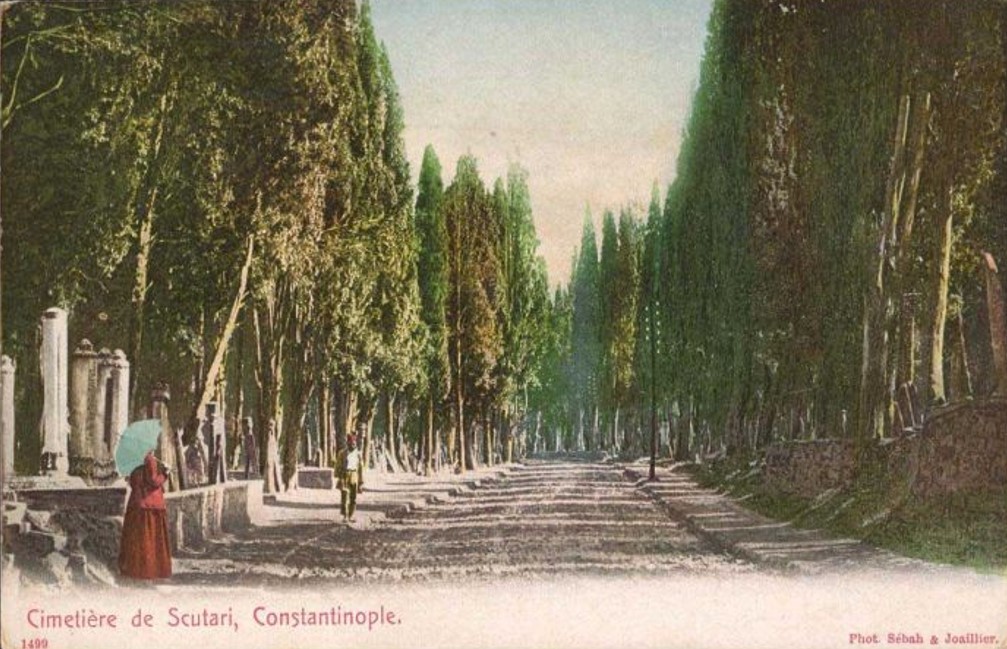 Cimetière de Scutari. Constantinople. 1890s.