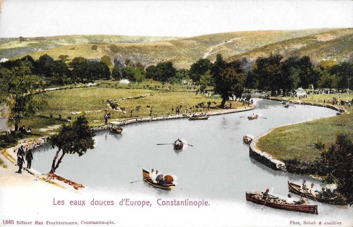 Les Eaux douces d'Europe Constantinople.1890s.