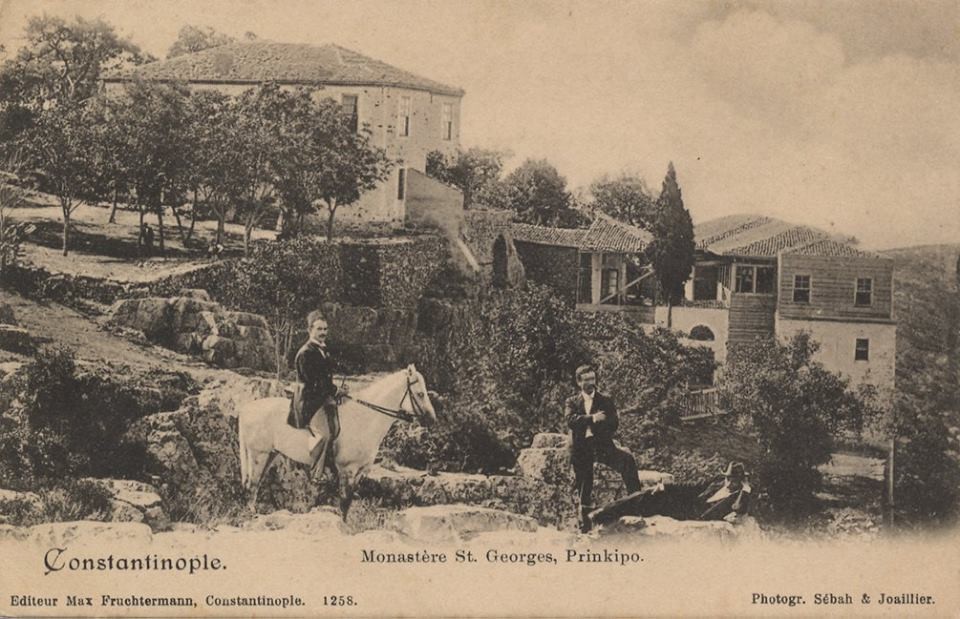 Monastère Saint Georges. Prinkipo.1900s.
