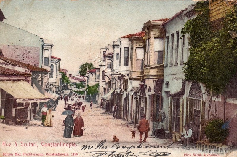 Rue à Scutari. Constantinople. 1890s.